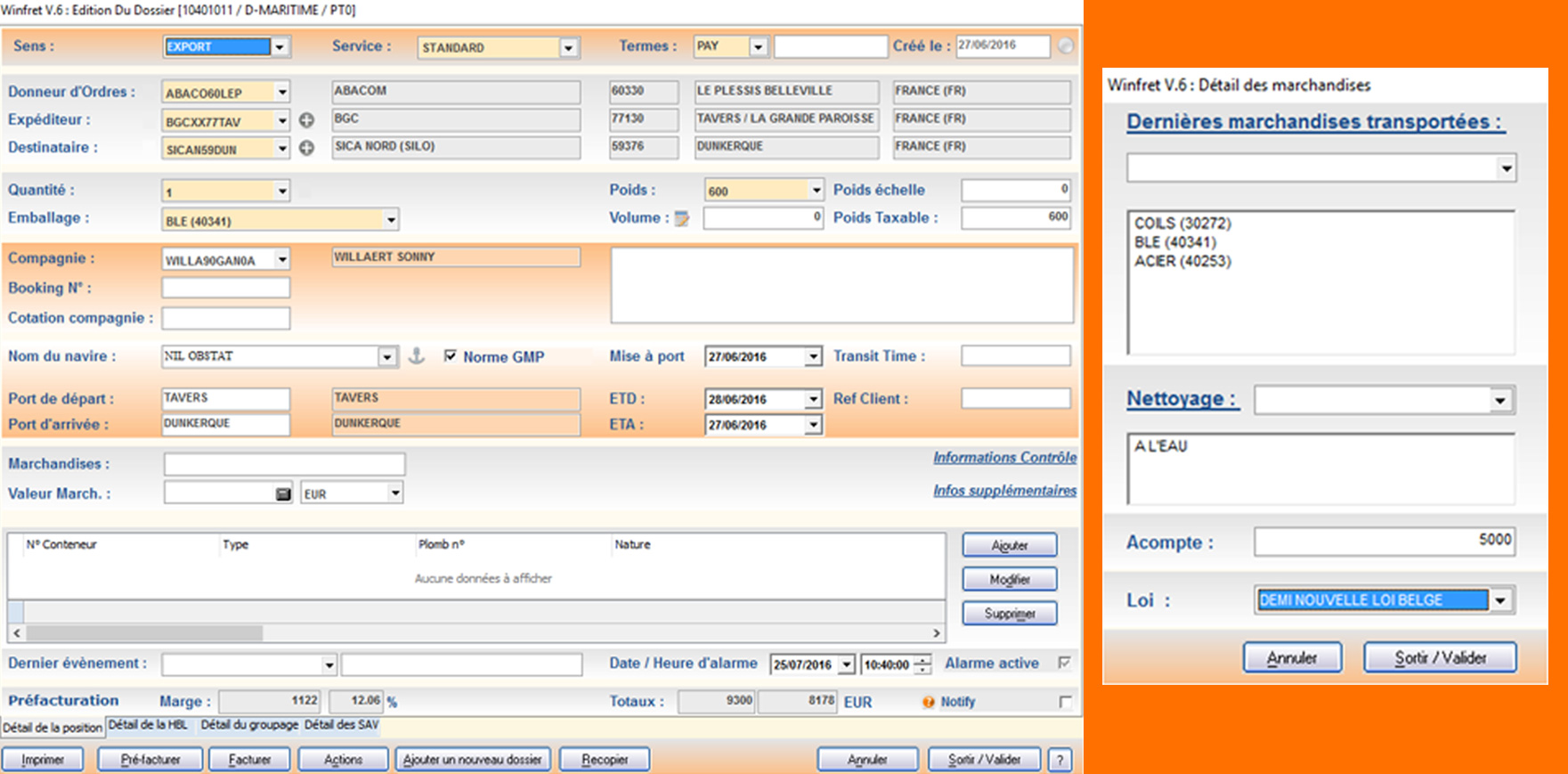 Transport Fluvial – Norme GMP