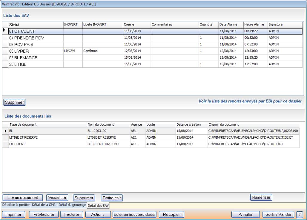 TMS Fluvial – GED Gestion Electronique de documents